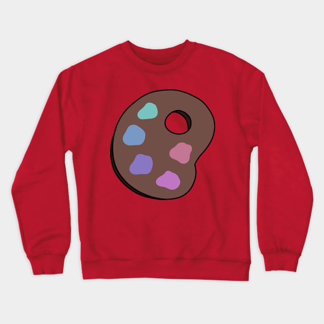 Paint Palette Crewneck Sweatshirt by saradaboru